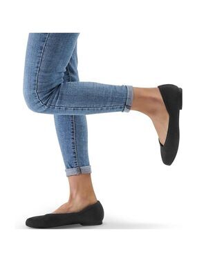Mysoft Women Ballet Flats Round Toe Comfy Lightweight Mesh Knit Shoes Size 8